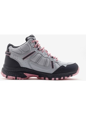 Skechers Hillcrest - Bound Peak Kadın Gri Outdoor Bot 180021 Gypk