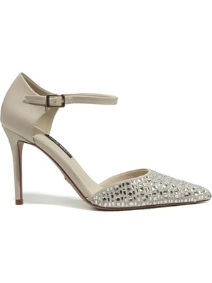 Nine West Jovana 6fx Şampanya Kadın Topuklu Sandalet