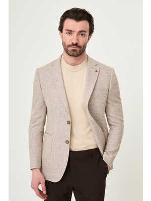 MCR Kırçıllı Slim Fit Mono Yaka Torba Cep Erkek Ceket