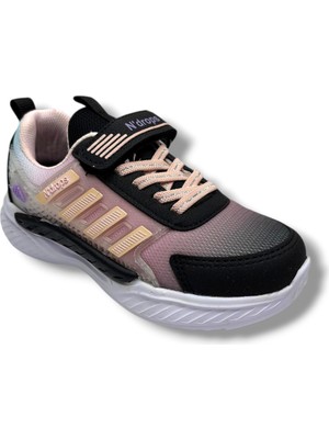 Ndrops 023-26 Anorak Anatomik Çocuk Sneaker Siyah Pudra 31-35