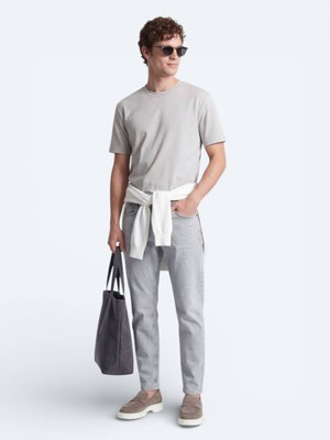 Kip Taş Düz T-Shirt