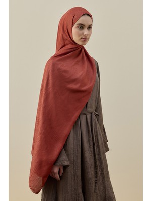 Merwish Iconic Kadın Şal 2605 Kiremit