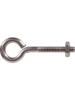 Indispensablely 4283 Paslanmaz Çelik Somunlu Delik (# 10-24 x 2 Inç)