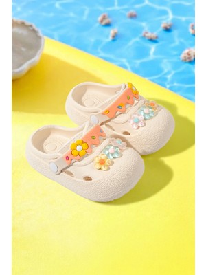 Melek Tuna Çocuk Kaydırmaz Sandalet Terlik, Çocuk Cross Terlik, Bebek Terlik, Çocuk Havuz Terliği