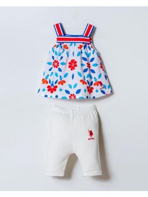 USB2998 - Mavi Tur. - U.s Polo Assn. Kız Bebek 2'li Takım