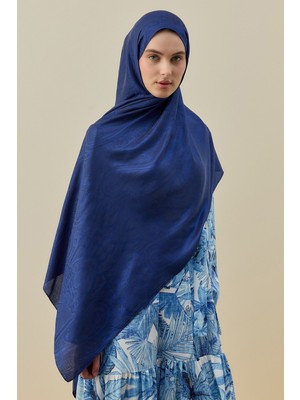 Merwish Iconic Kadın Şal 2605 Lacivert