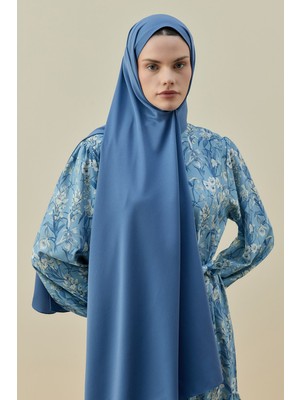 Merwish Vintage Kadın Şal 2616 Indigo