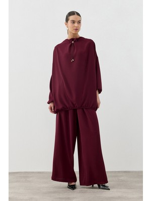 Merwish Luxe Edition Takım 1687 Bordo