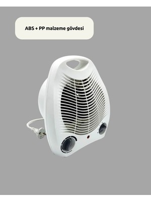 VeraGlobe Buğz Fanlı Elektrikli Isıtıcı - Buğz