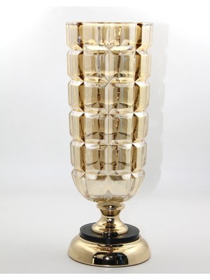 TE Dükkan Buğz Cam Şamdan Tekli Model 4