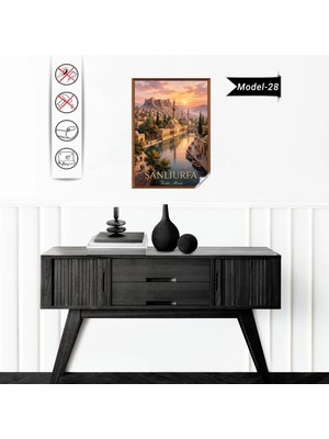 Akıllı Kağıt Türkiye Iller Tablo - Poster Şanlıurfa (Model-28)