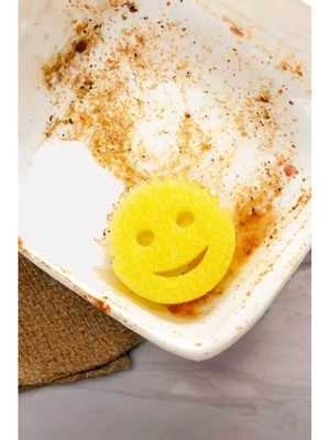 TE Dükkan Buğz Gülen Yüz Bulaşık Süngeri 2'li Set