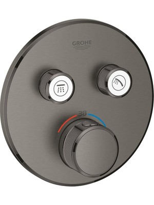 Grohe Grohtherm Smartcontrol Çift Valfli Akış Kontrollü, Ankastre Termostatik Duş Bataryası - 29119A