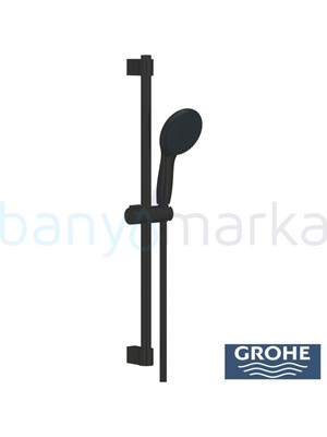 Grohe Tempesta 110 Sürgülü Duş Seti, 2 Akışlı, Mat Siyah - 261622433