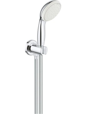 Geberit 26406001 TEMPOSTA 100 El Duşu Askılı Su Çıkış Dirseği, El Duşu ve Spiral Hortum