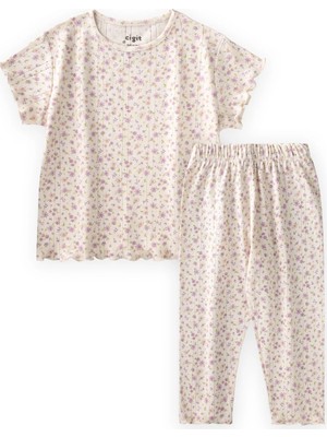 Cigit Desenli Pijama Takımı 1-8 Yaş Çıtır Çiçek Desen