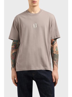 Armani Exchange % 100 Pamuk Regular Fit Bisiklet Yaka T Shirt Erkek T Shirt XM000363 AF12308 U6107