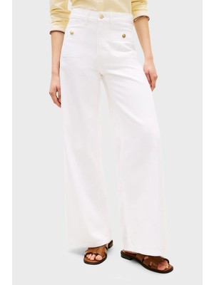 Tommy Hilfiger Pamuklu Regular Fit Normal Bel Jeans Bayan Kot Pantolon WW0WW48576 Ycf