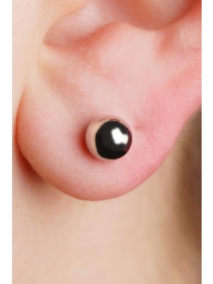 Fiyonk Kuyumculuk 14 Ayar Altın Yuvarlak Top Küpe Erkek