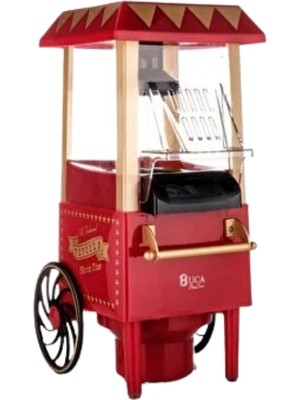 TE Dükkan Buğz PG618 Mısır Patlatma Makinesi Kırmızı - Buğz