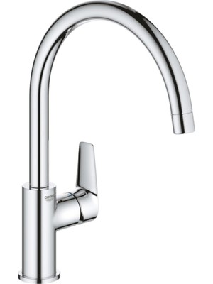 Grohe Bauedge Tek Kumandalı Eviye Bataryası Krom 31367001