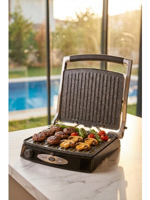 Acar Ultimate Pro Pressio Izgara ve Tost Makinesi Krem  - 2000 W