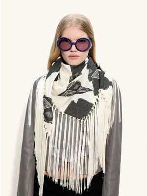 Parfois Kadın Kare Jakarlı Atkı