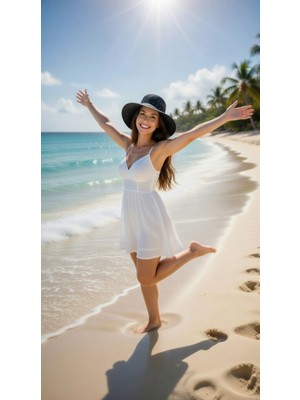 Mollycrush Kadın Beyaz Pırlanta Taşlı Geniş Kenarlı Şapka | Yazlık Fötr