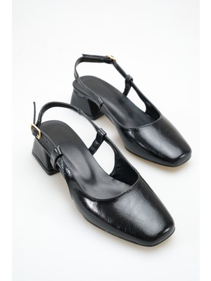 ich1one Cenova Kadın Yanki Topuklu Babet Ayakkabı – 5 cm Topuk, Günlük ve Ofis Şıklığı 1113 IC1113YANKİ