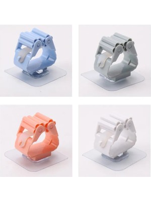 Moresun Buğz Duvara Monte Mop Paspas Tutucu 4 Adet