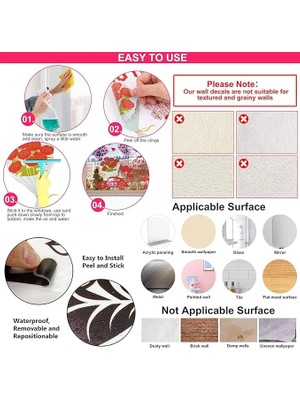 Moresun Buğz Tropikal Bitkiler Duvar Stickerı Model A