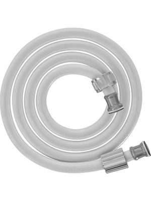 Mega Beyaz Taharetmatik Duş Hortumu 1,50M