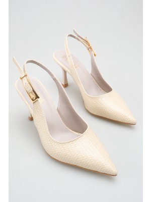 ich1one Siena Kadın Hasır Rugan Topuklu Babet Ayakkabı – 5 cm Topuk, Günlük ve Ofis Şıklığı 1120 1120HASIRUGAN