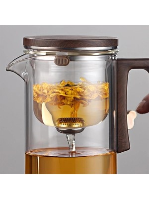 Moresun Buğz Otomatik Cam Demlik ve 2'li Bardak Seti