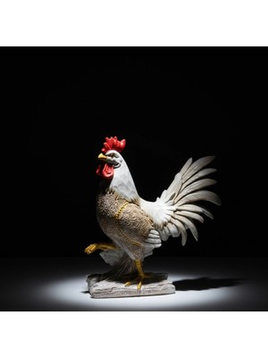 Moresun Buğz Özel Tasarım Polyester Horoz Figürü