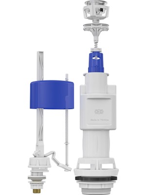 Mega Aqua Basmalı Rezervuar Iç Takım 3/8 Pirinç