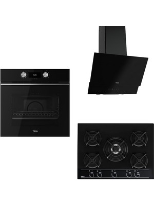 Teka Ankastre Set Siyah ( Hlb 8400 Bk Hydroclean Pro - Atv 60 Bk - Hf Lux 70 5g )