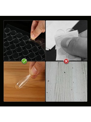 Moresun Buğz Çift Taraflı Yuvarlak Montaj Macunu 420 Adet