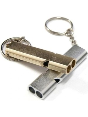 Moresun Buğz Alüminyum Sos Düdük Anahtarlık