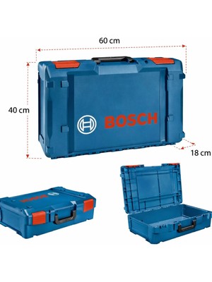 Bosch Xl-Boxx Uyumlu Takım Çantası 60X40X18 cm Darbeye Dayanıklı Sert Plastik Alet Çantası