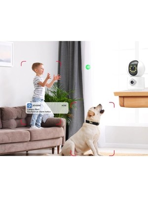 Moresun Buğz Çift Lensli Iç Mekan Wi-Fi Kamera