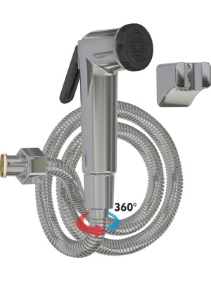 Mega Krom Paslanmaz Spiralli Taharetmatik Takımı 1,20M