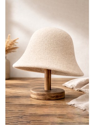 Külah Bej Yün Çan Şapka – Minimal Bell Hat | Soft Form Series