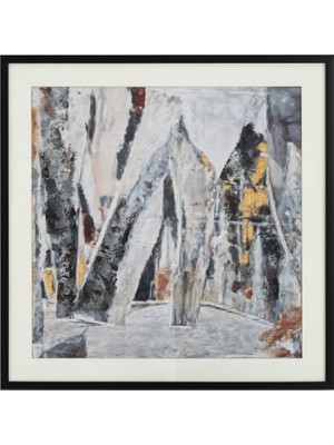 Mudo Home PERIO ÇERÇEVELİ CAM TABLO 80X80CM