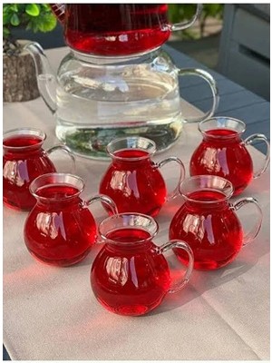 Moresun Buğz Borosilikat Cam Bardak 6 Adet