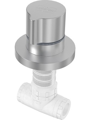 Mega Ankastre Ara Kesme Vanası Yuvarlak Abs