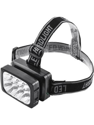 Moresun Buğz 12 Ledli Şarjlı Kafa Lambası Power Ledli Kafa Feneri Tepe Lambası
