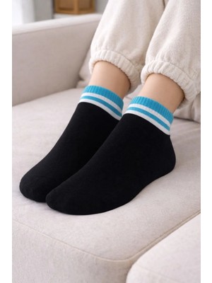 Gigi Giyim Bileği Çizgili Patik Kolej Çorap