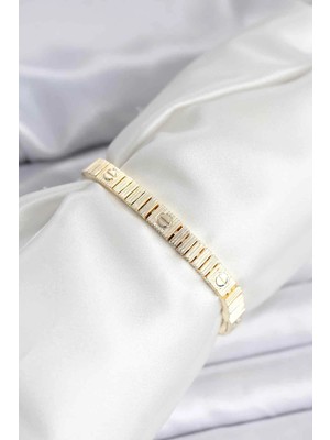 Moresun Buğz Gold Renk Vip Seri Bileklik - Buğz
