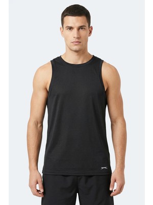 Slazenger Korba Erkek Kolsuz Beyaz Tişört %100 Polyester Düz Desenli Yazlık Moda